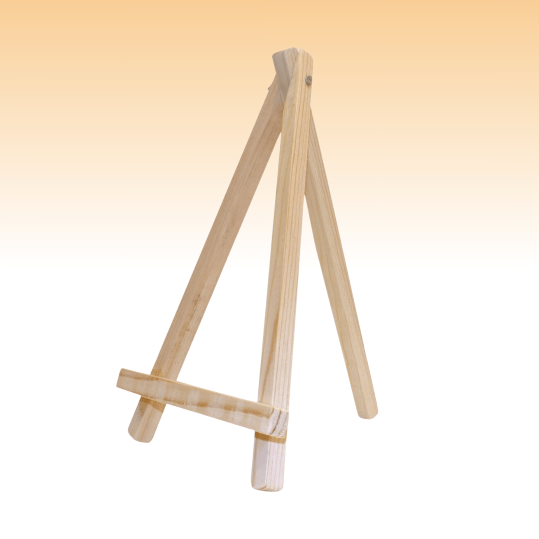 8 Inch Mini Premium Wooden Easel Stand with Screw