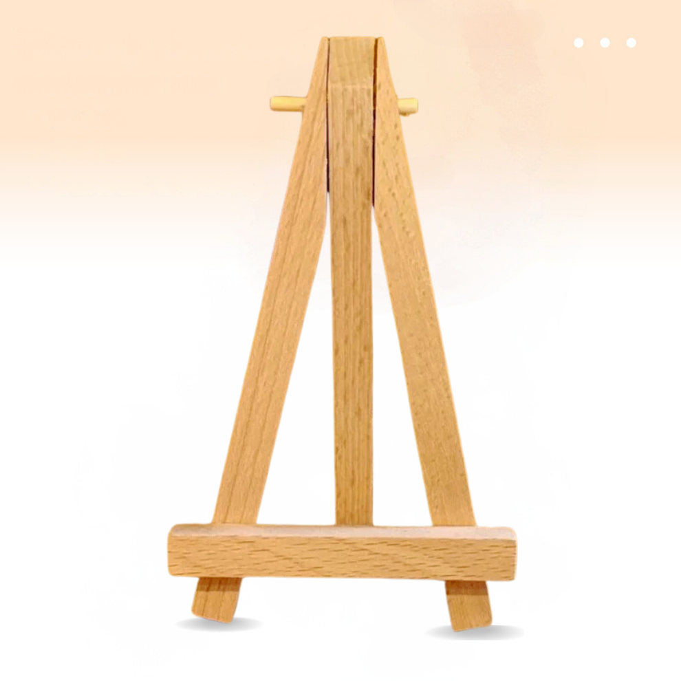 4 Inch Mini Premium Wooden Easel Stand without Screw