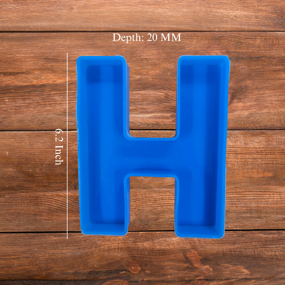 Silicone Alphabet Mould 6.2 Inch