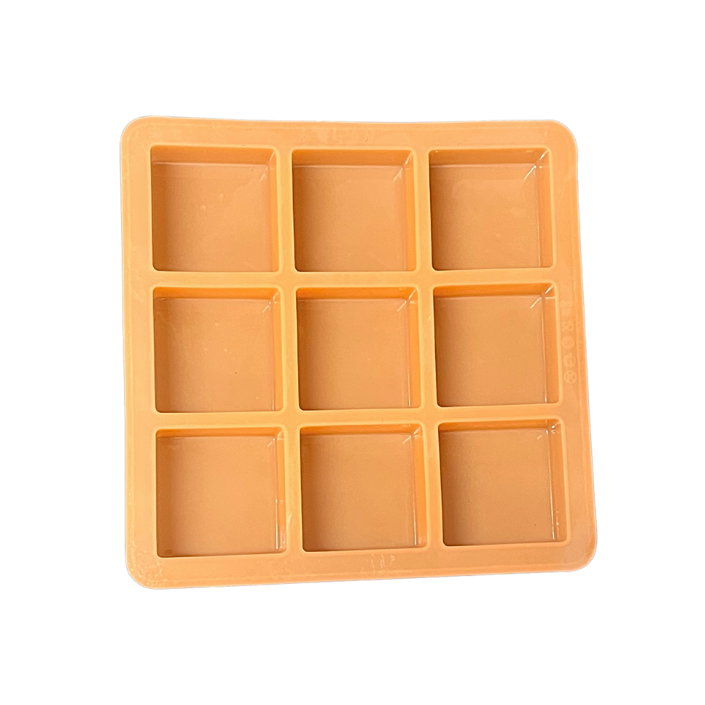 Handmade Square Shape Soap Making Moulds- 125GM