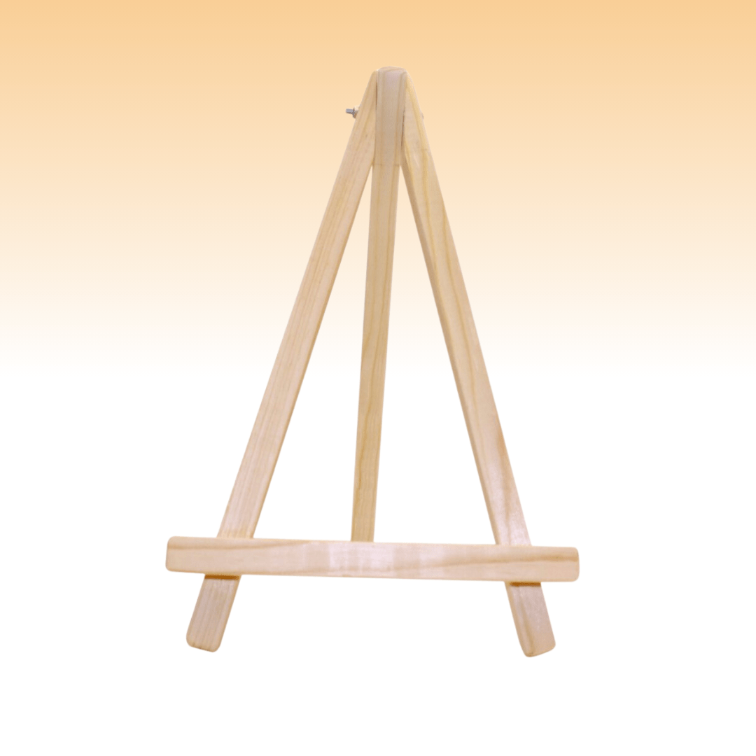 8 Inch Mini Premium Wooden Easel Stand with Screw