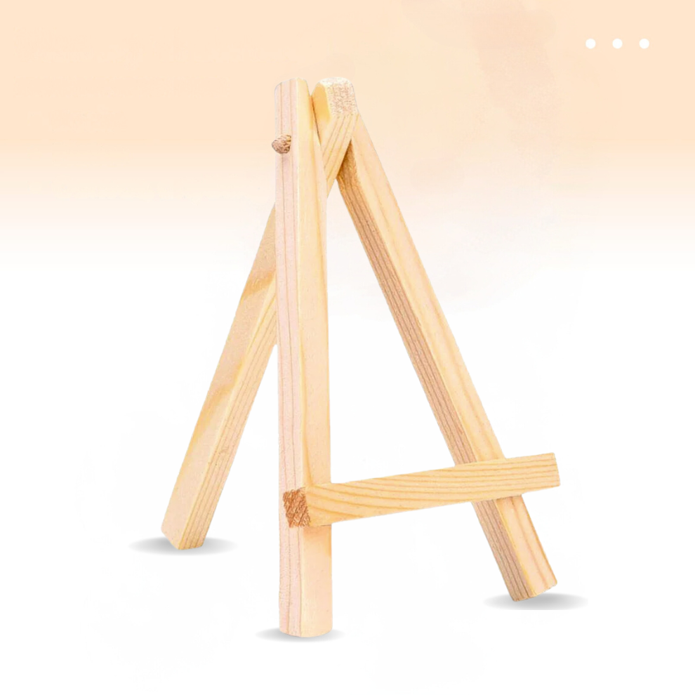 4 Inch Mini Premium Wooden Easel Stand without Screw