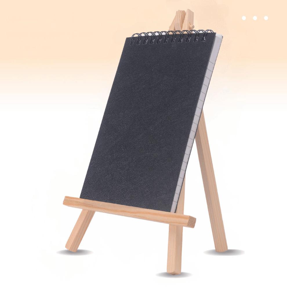 8 Inch Mini Premium Wooden Easel Stand with Screw