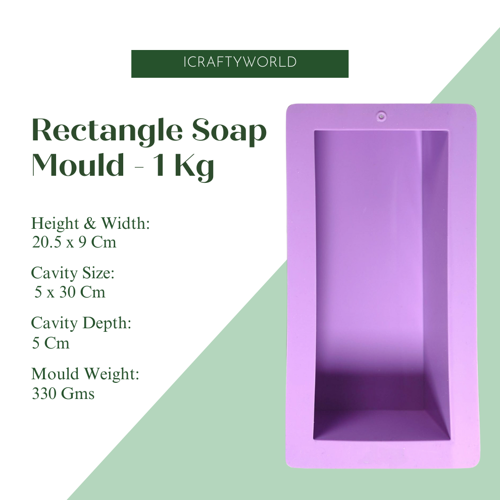 Silicone Rectangle Loap Mould -2" X 2" X 12"/ 1 KG/ 1 CVT