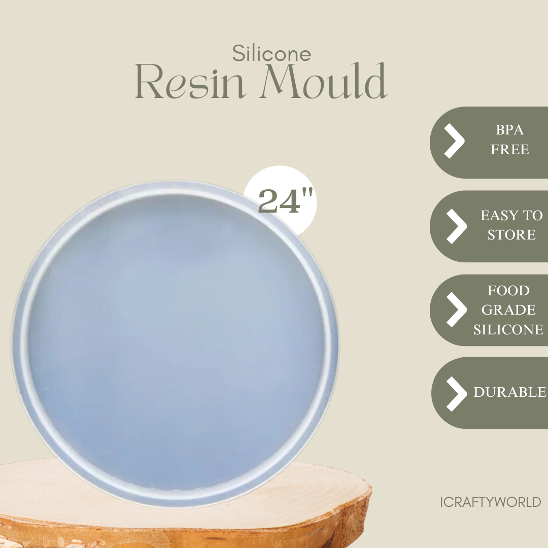 24 Inch Round Silicone Coaster Mould