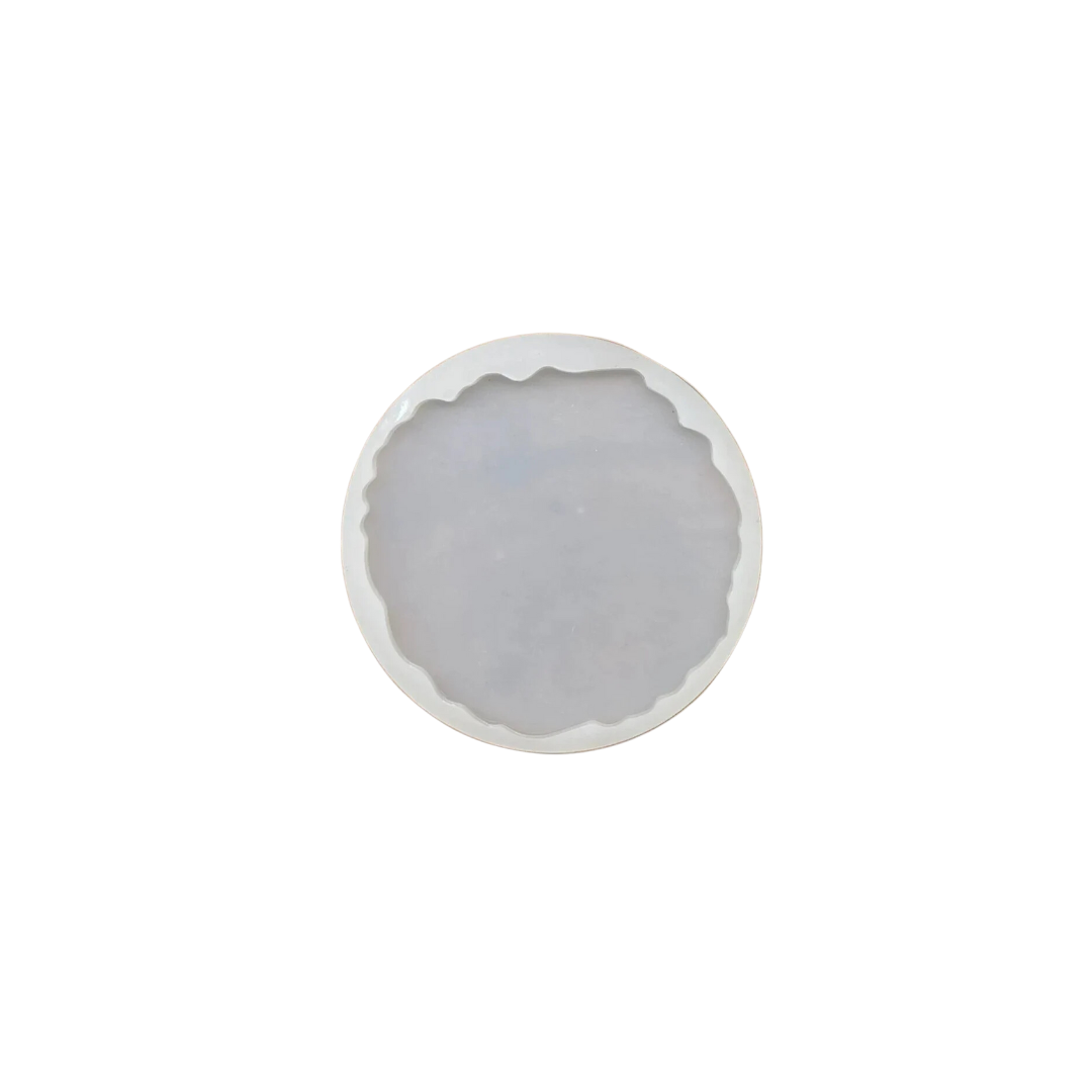 2 Inch Silicone Agate Round Coaster Mould
