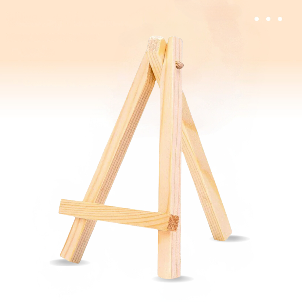 4 Inch Mini Premium Wooden Easel Stand without Screw
