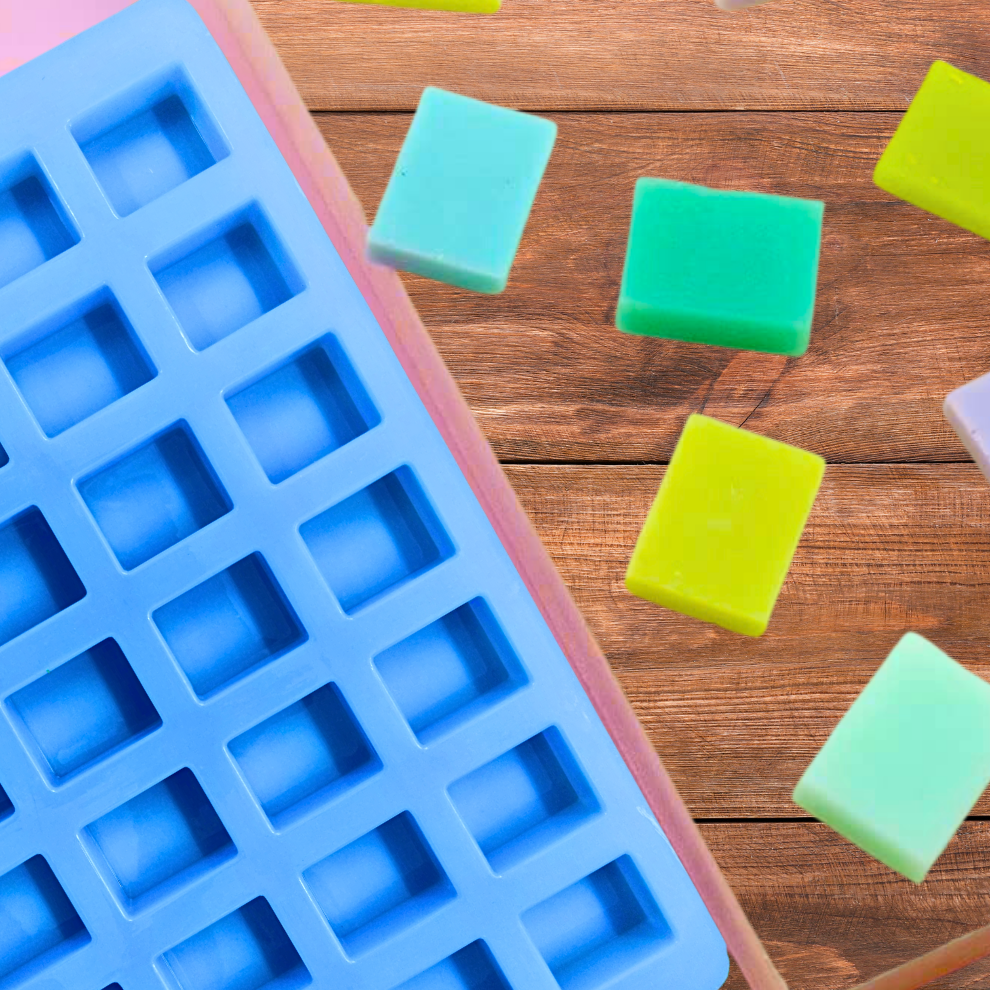 Handmade Rectangle Shape Soap Making Moulds- 30 GM