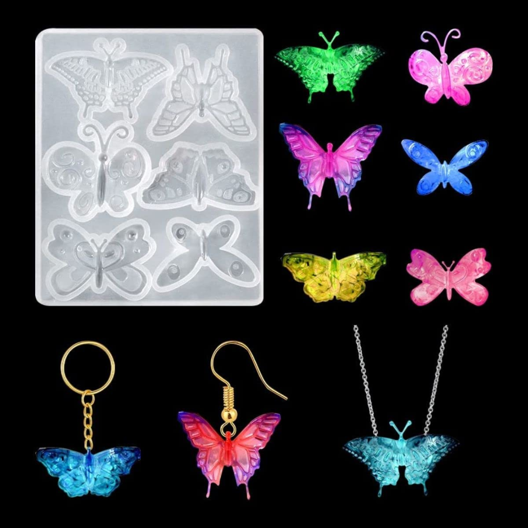 Resin Pendant Mould Butterfly