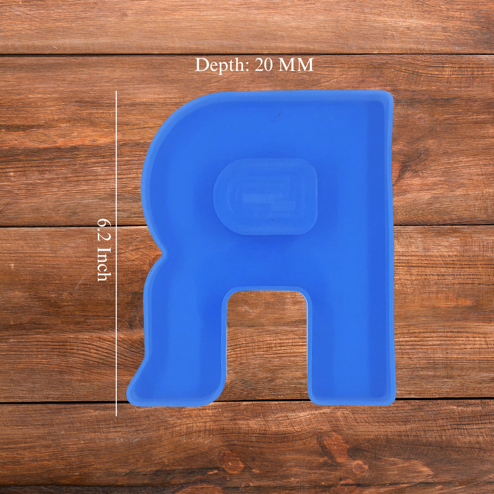 Silicone Alphabet Mould 6.2 Inch