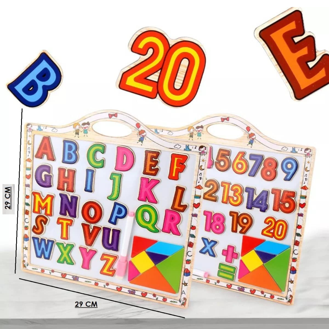 Magnetic Alphabet with White Board