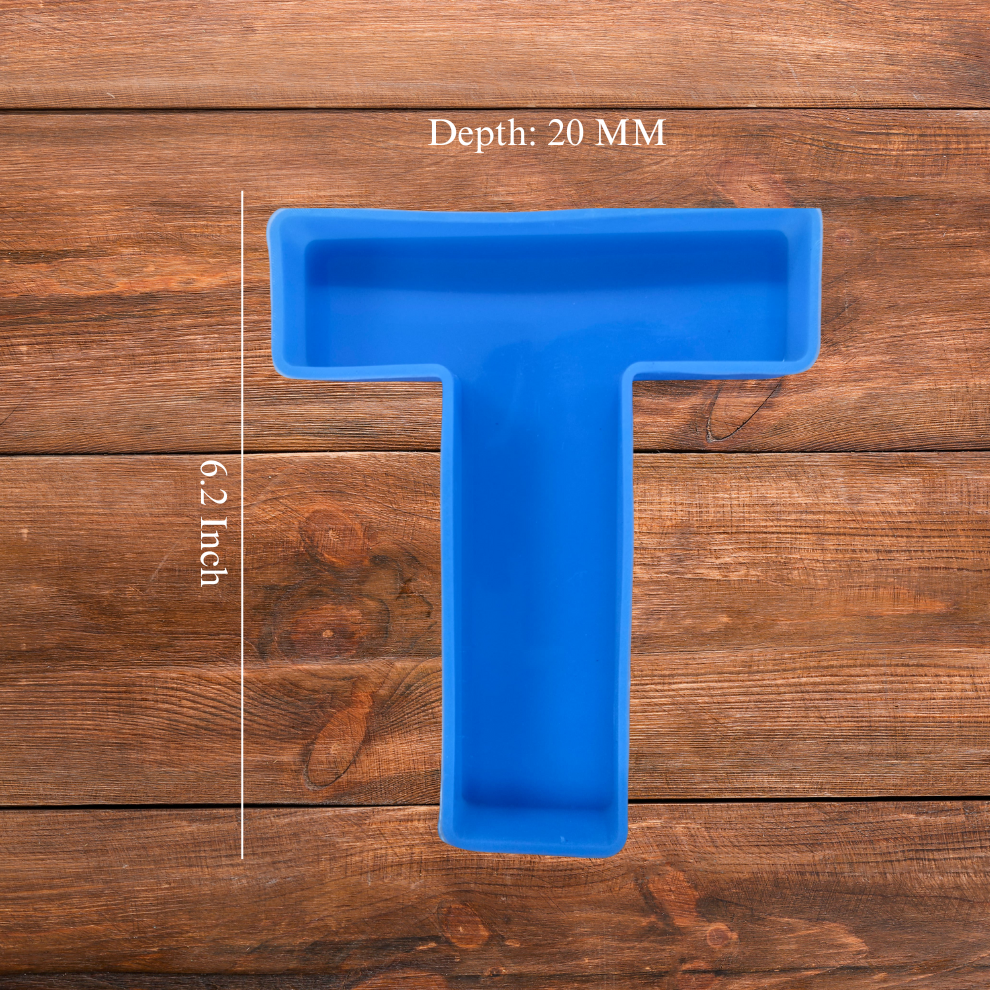 Silicone Alphabet Mould 6.2 Inch