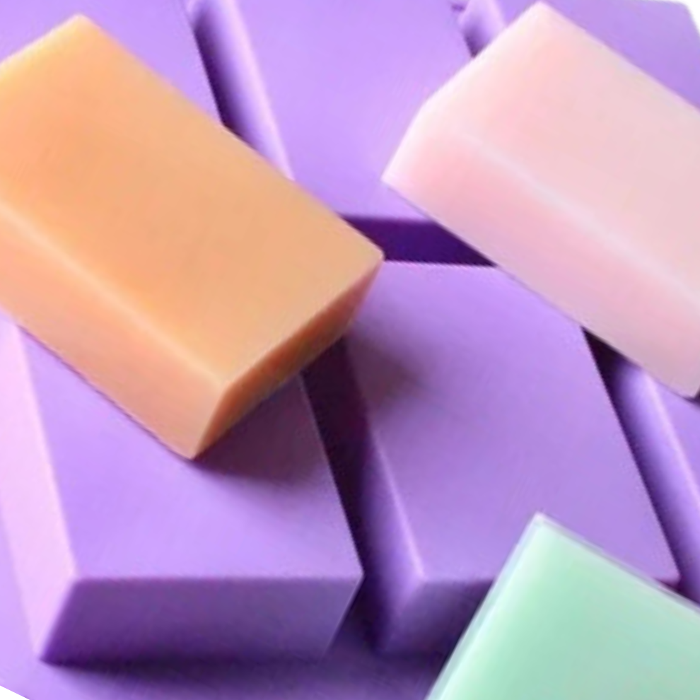 Handmade Rectangle Shape Soap Making Moulds- 125 GM