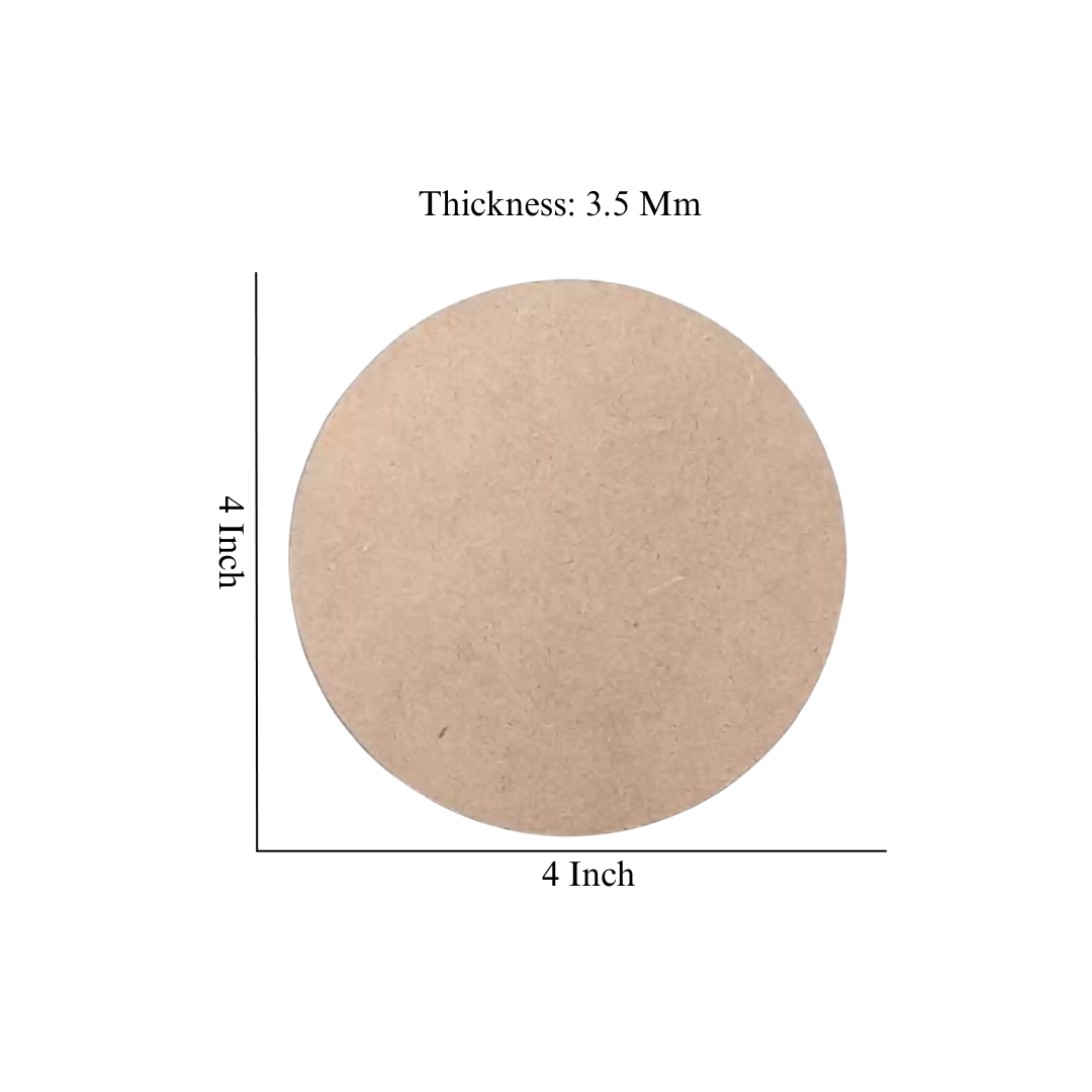 Round Mdf Board (Pack of 5)