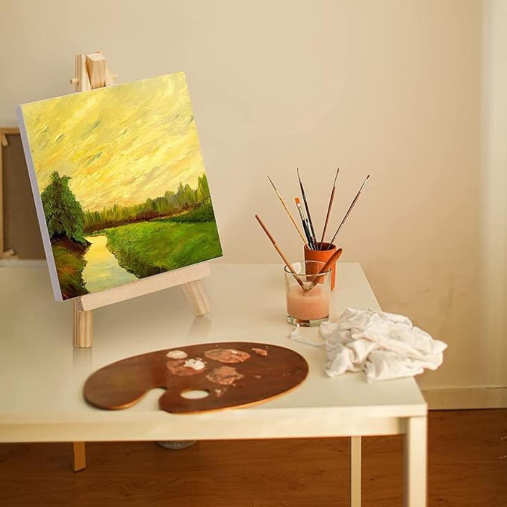 4 Inch Mini Premium Wooden Easel Stand without Screw