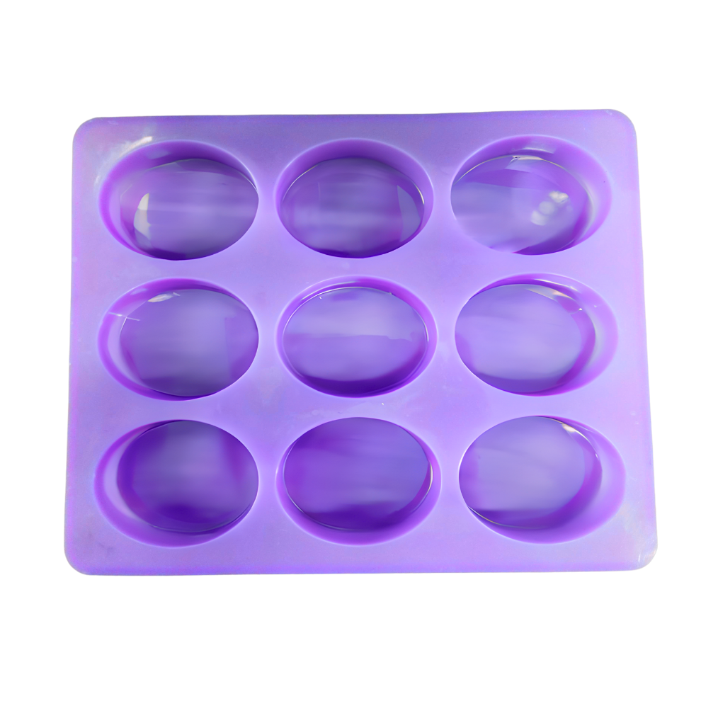 Silicone Handmade Oval Shape Soap Moulds-100 GM