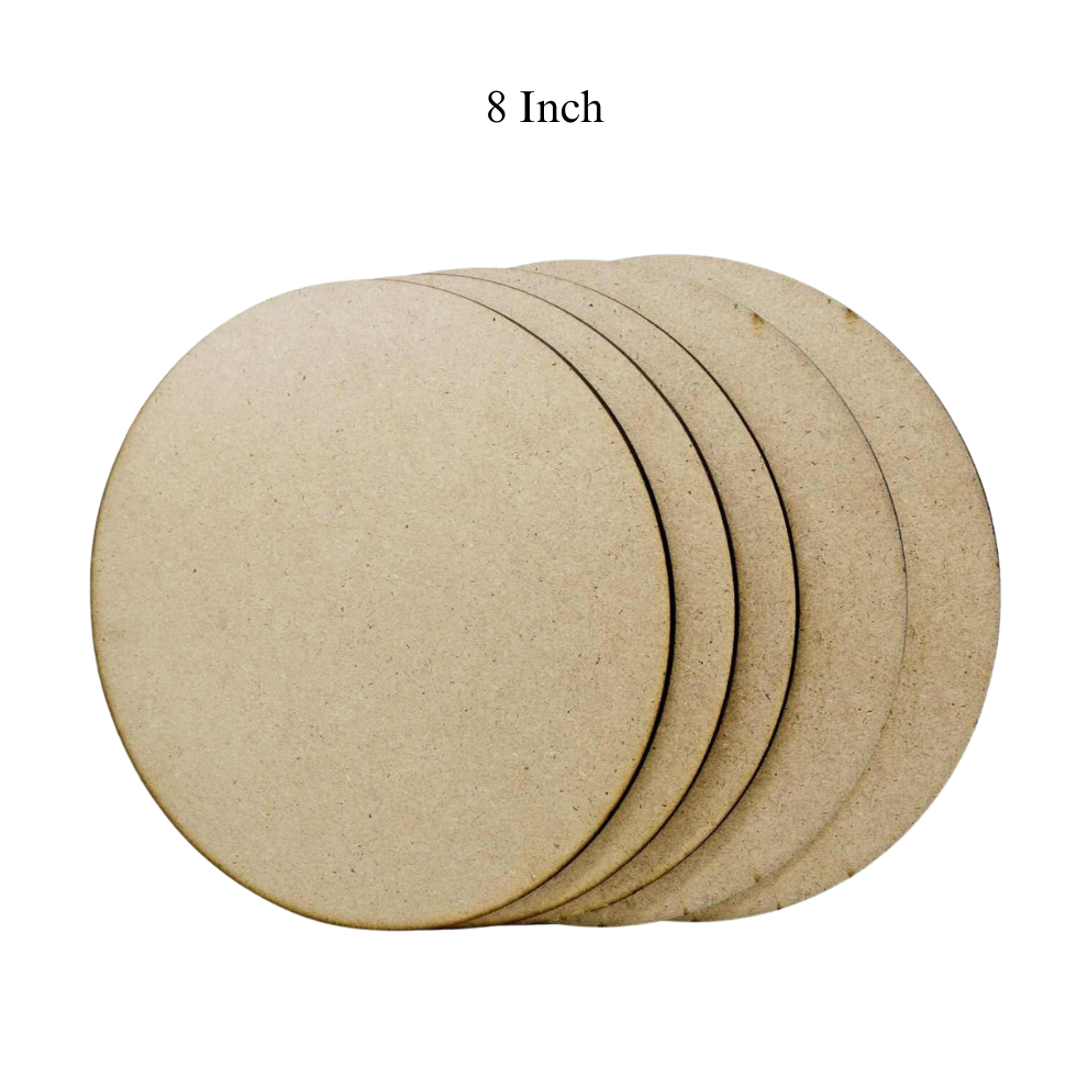Round Mdf Board (Pack of 5)