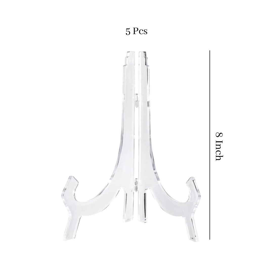 Clear Acrylic Easel Pack of 5