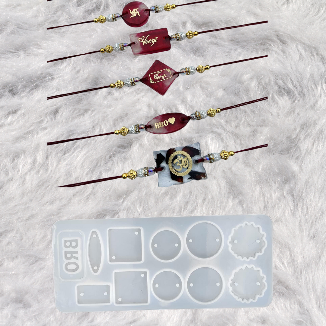 Silicone Rakhi Mould Bro No 2