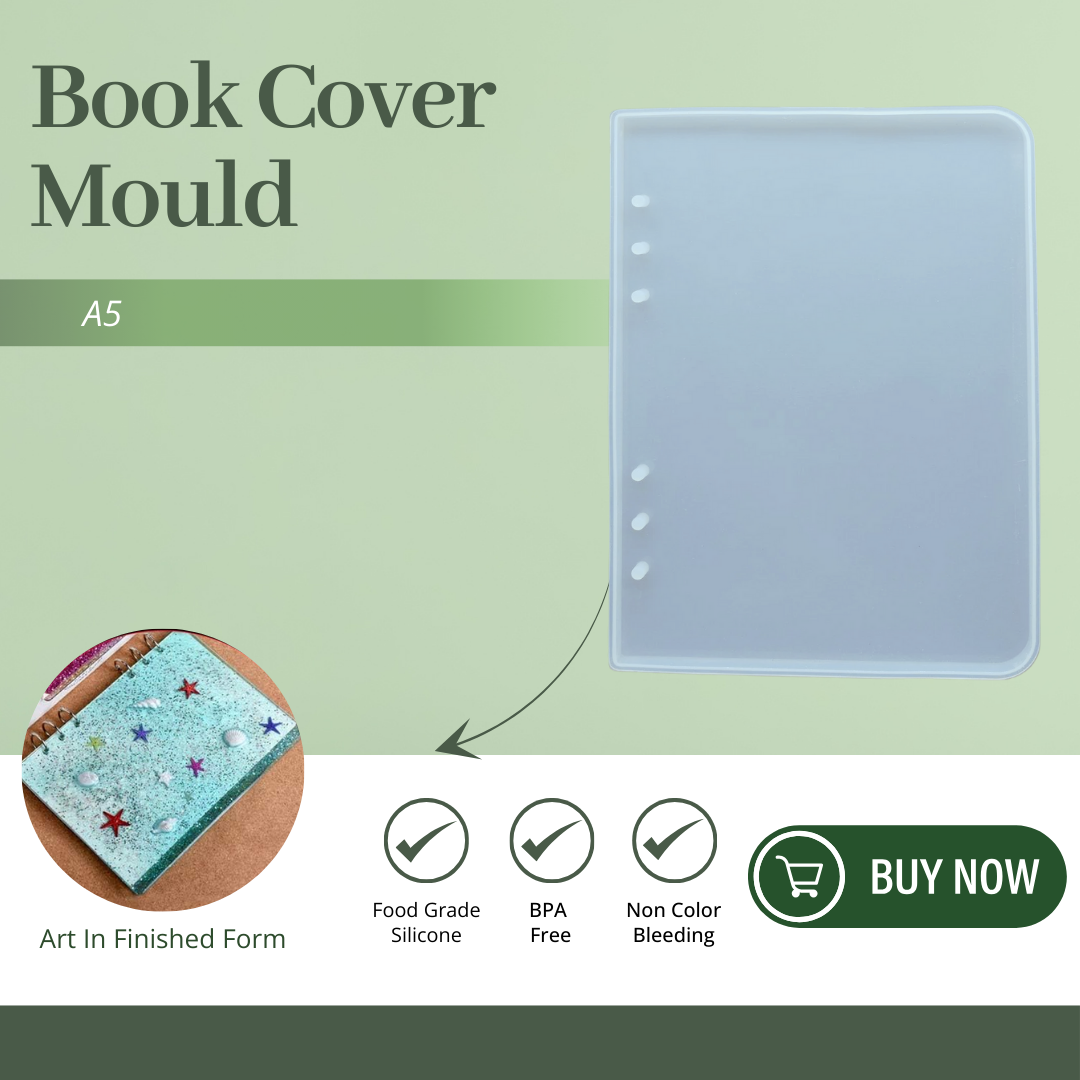 Resin Notebook Cover Mould (6 Hole)