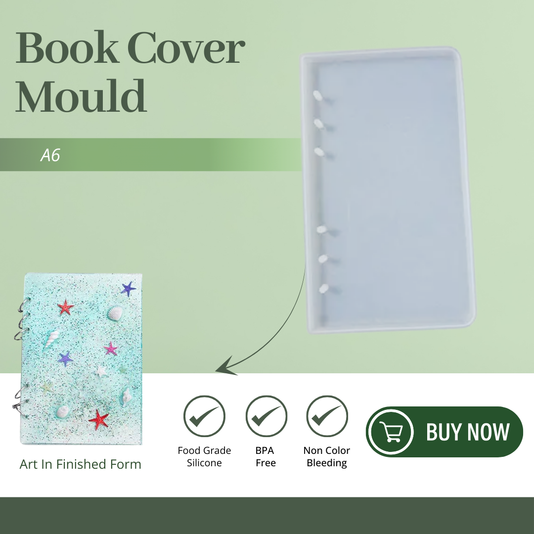 Resin Notebook Cover Mould (6 Hole)