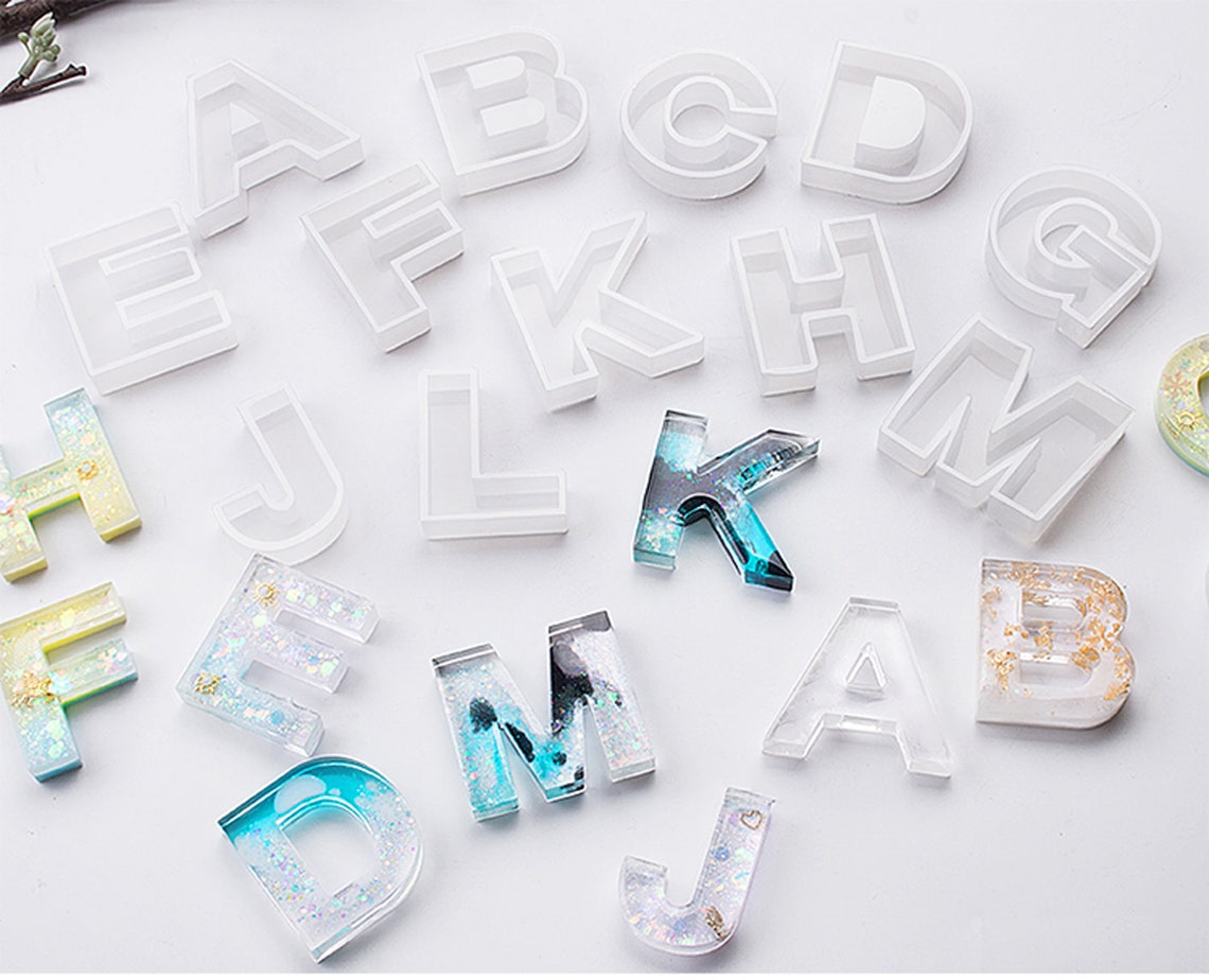 Silicone Alphabet Mould 4.2 Inch