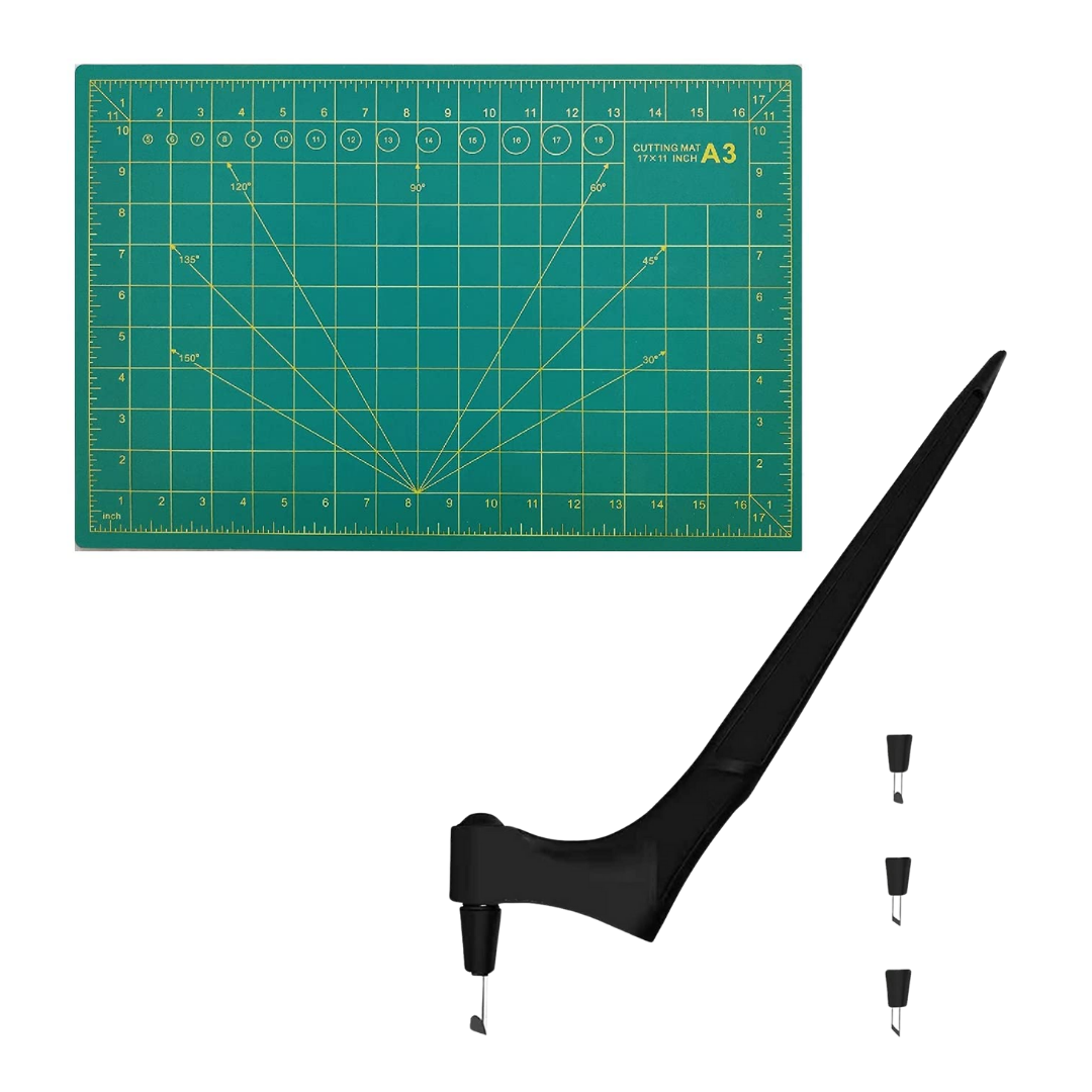 Mat with Paper Cutting Tool