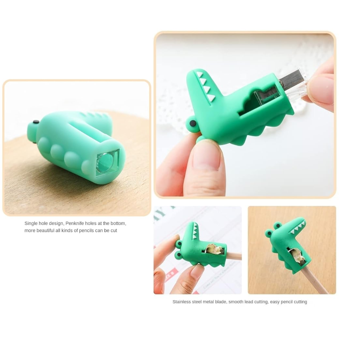 Crocodile Eraser with Sharpener