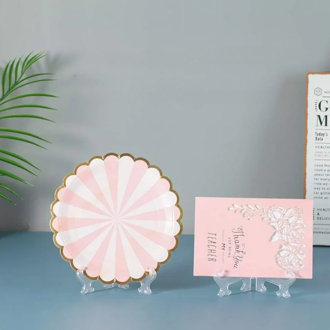 Clear Acrylic Easel Pack of 5