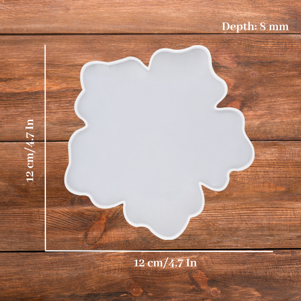 Silicone Ambos Flower Coaster Mould