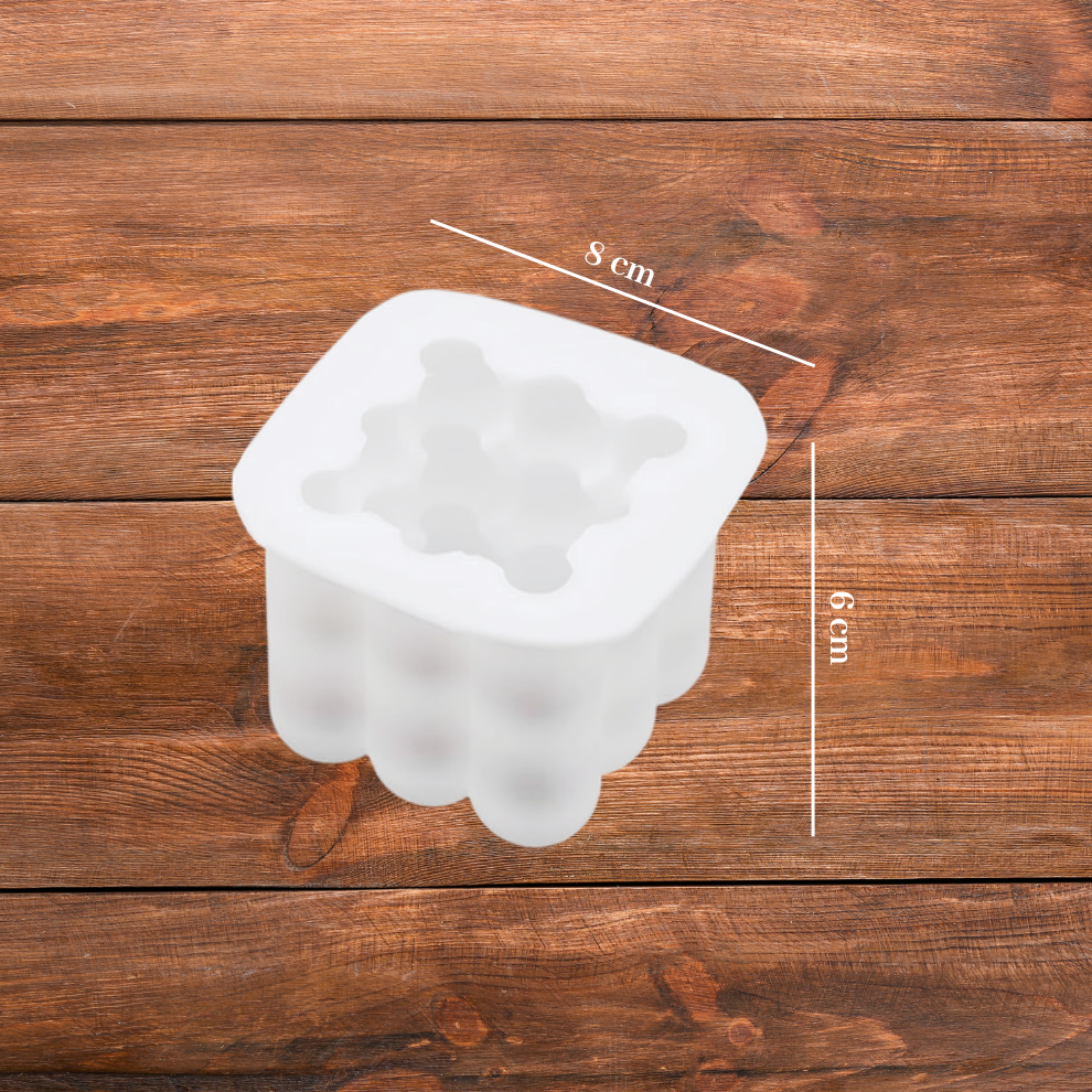 Silicone Candle Mould - Single Bubble