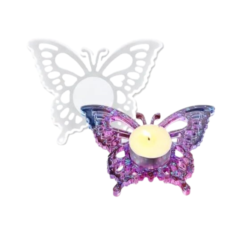 Silicone Butterfly Tealight Holder Mould