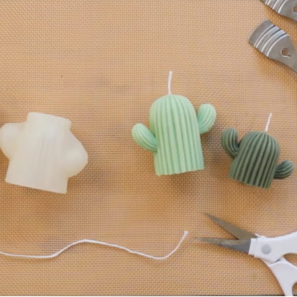 Silicone Candle Mould - Cactus Candle
