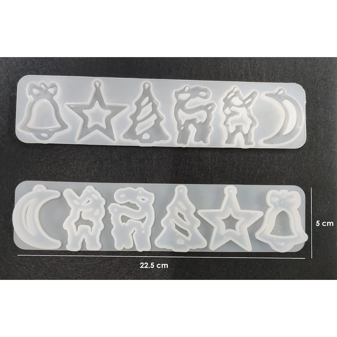 Christmas Mould, Pendant Keychain Mold