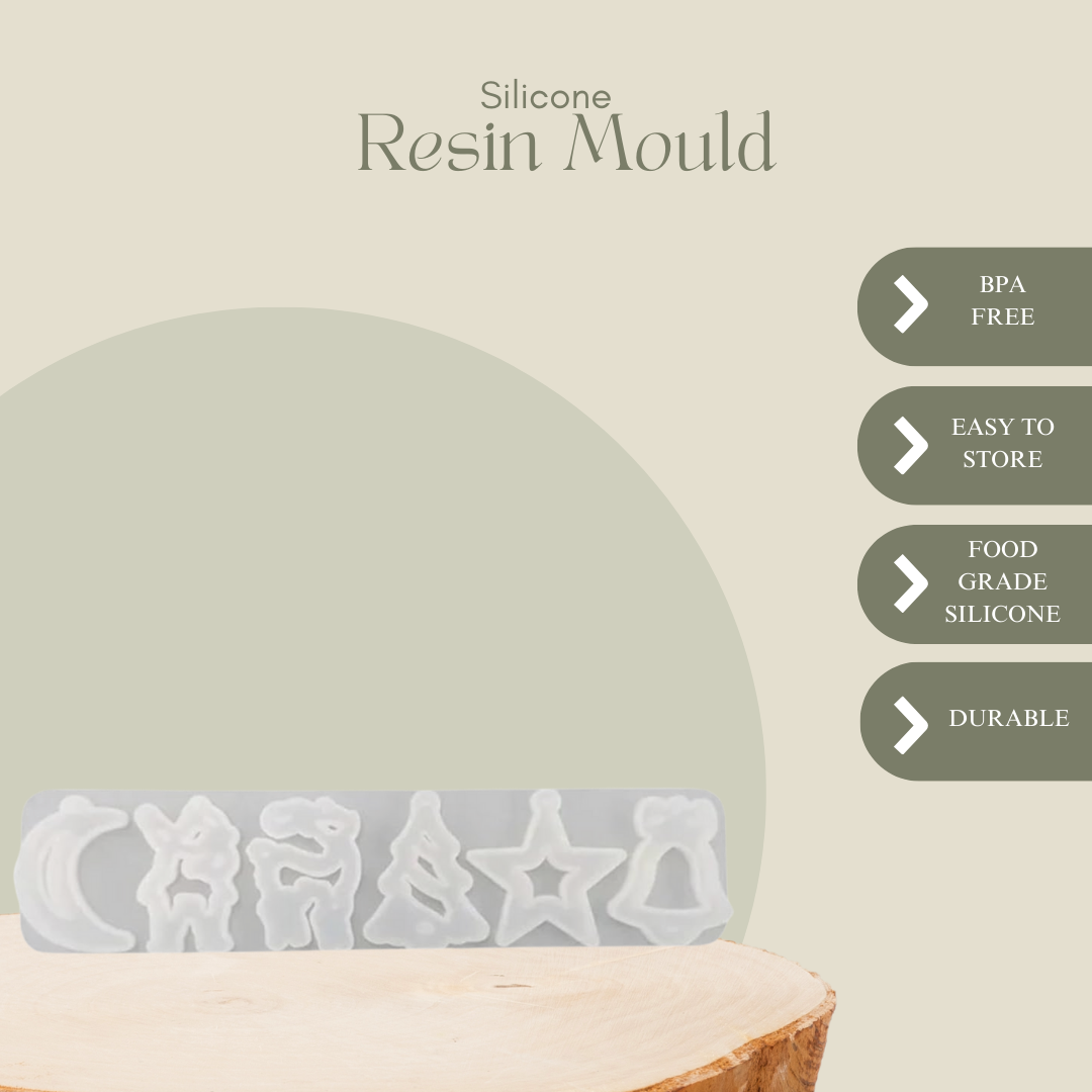 Christmas Mould, Pendant Keychain Mold