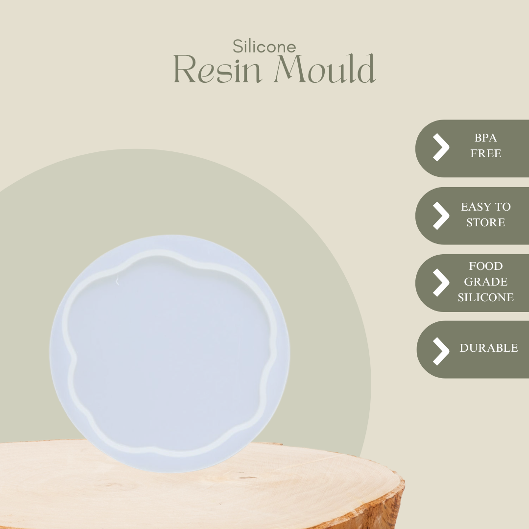 Agate Coaster Mould 4 Inch