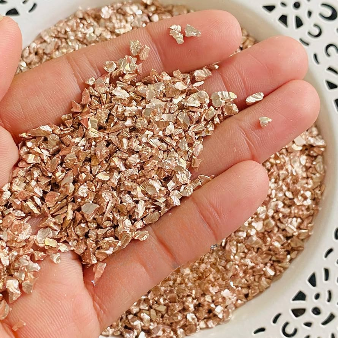 Crushed Glass Granules - Copper