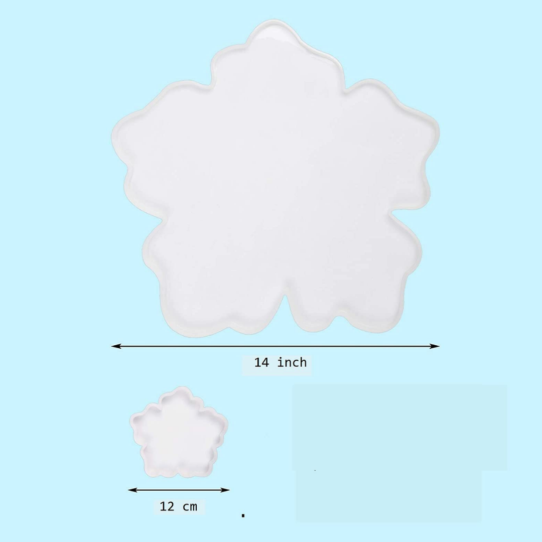 Flower Tray & Coaster Mould, Pack of 5