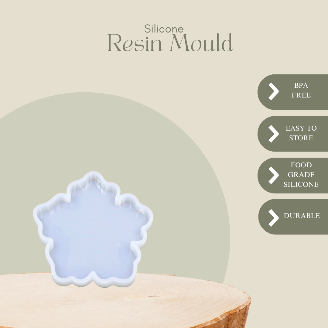 Flower Coaster Mould Pack of 4