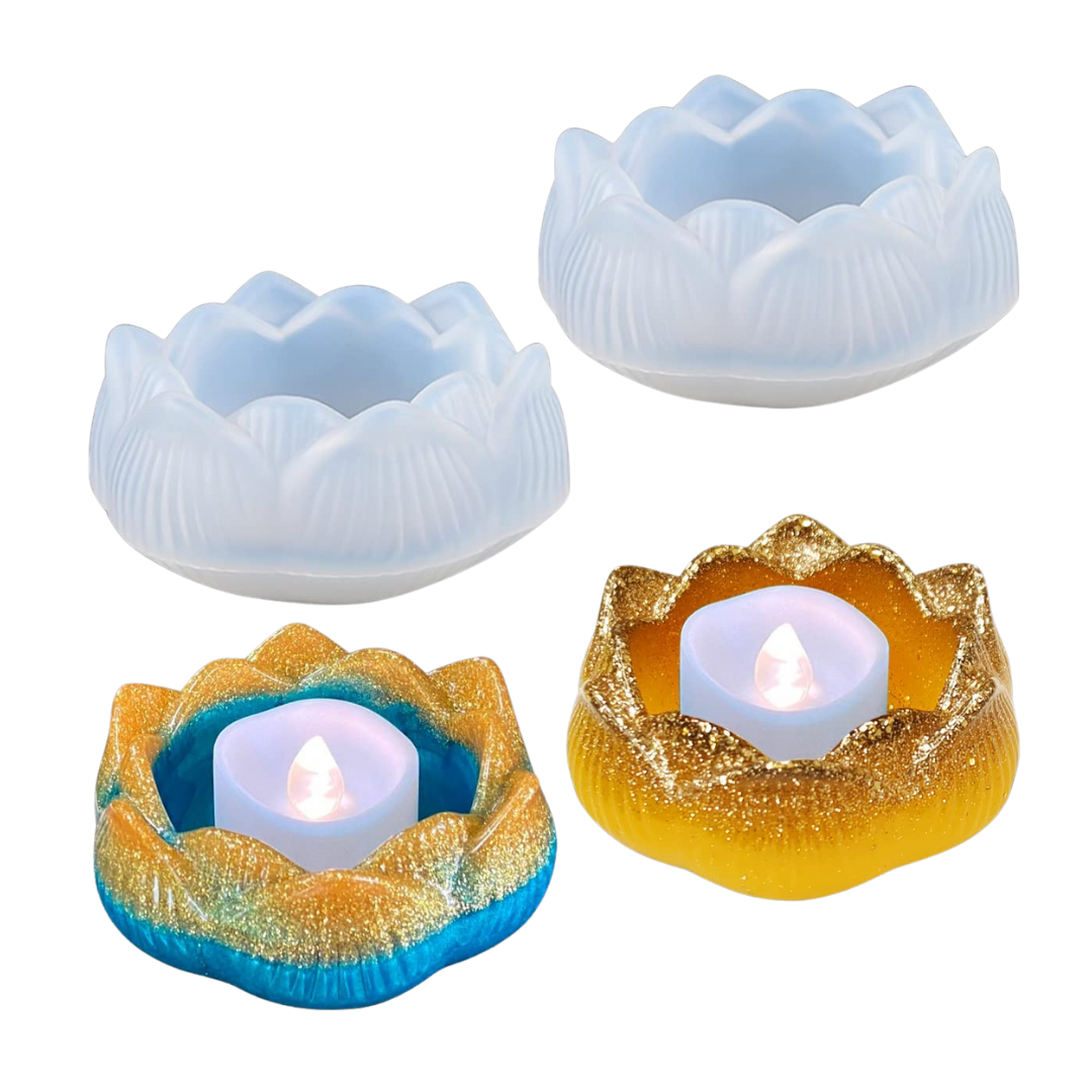 Lotus Flower Design Tealight