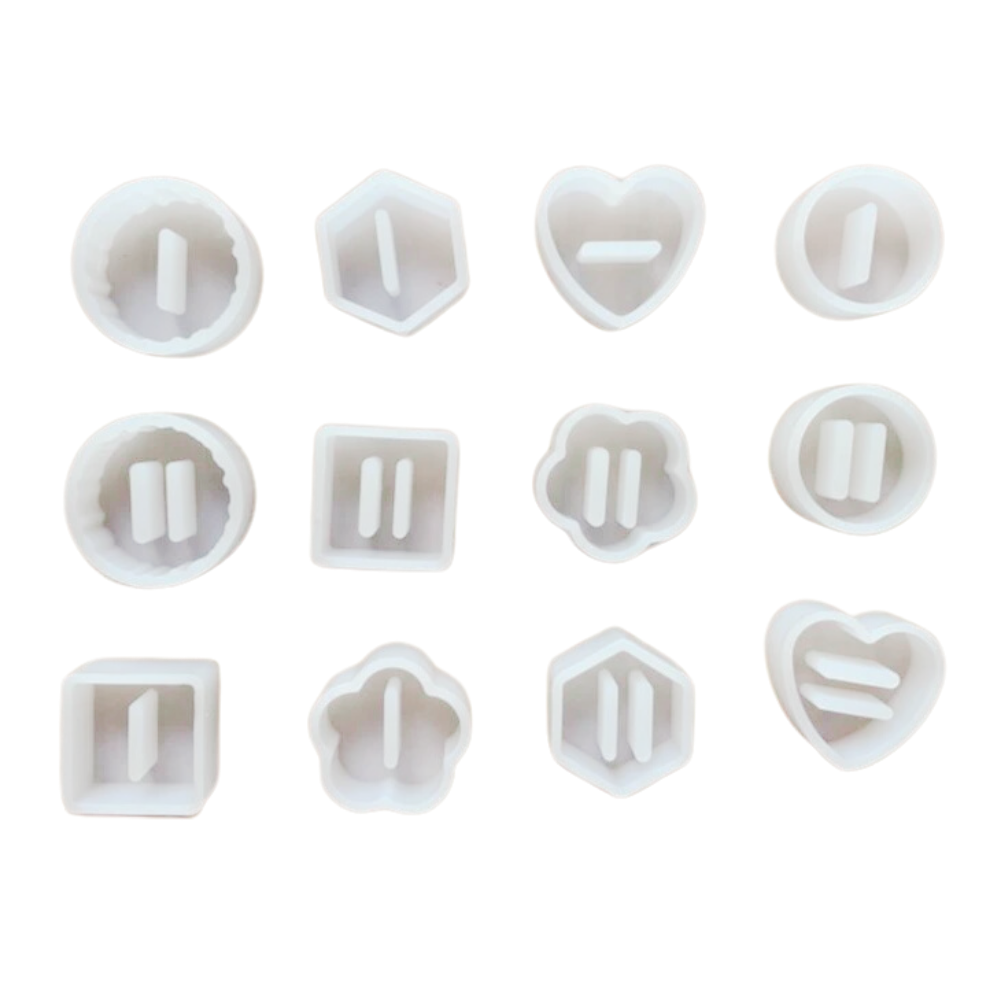 Silicone Epoxy Resin Casting 12 Cvt Ring Holder Set