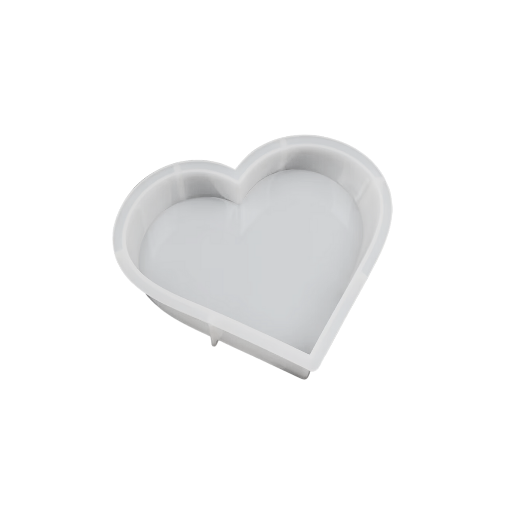 Silicone Deep Casting Resin Mould Heart Shape 6 inch