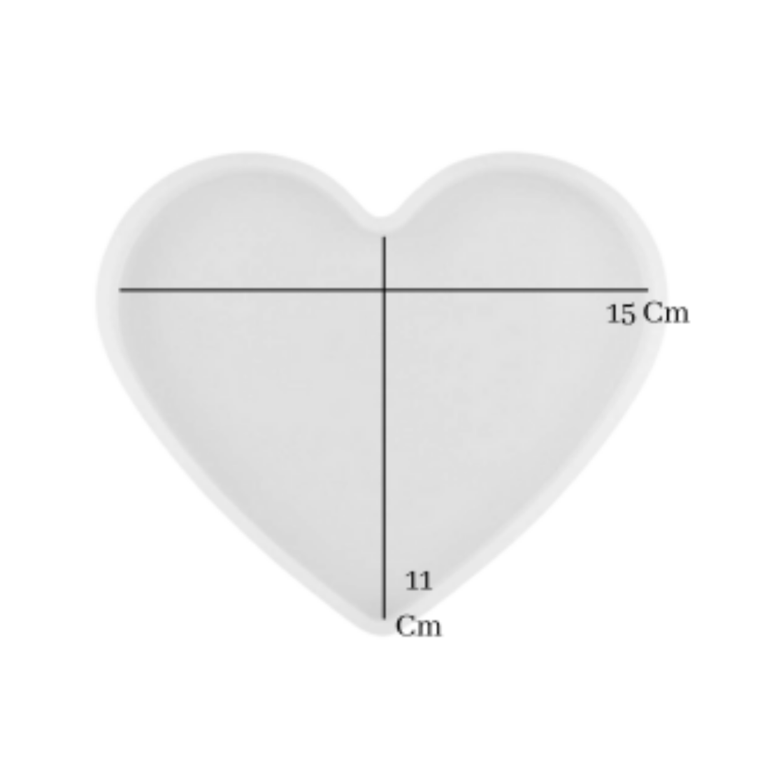 Heart Shape Coaster Mould