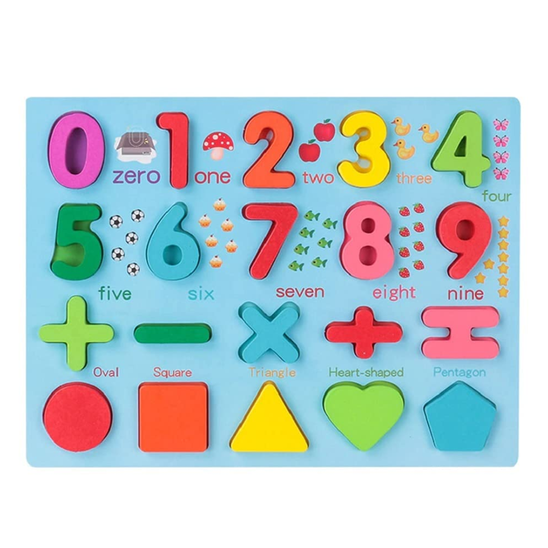 Wooden Numbers Board