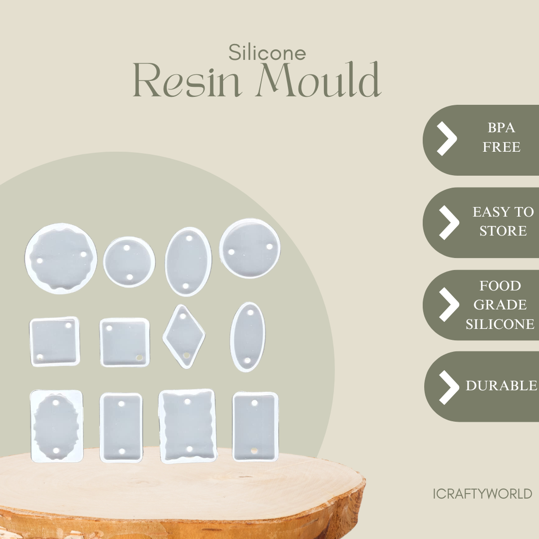 Silicone Rakhi Mould 12 Pcs No 1
