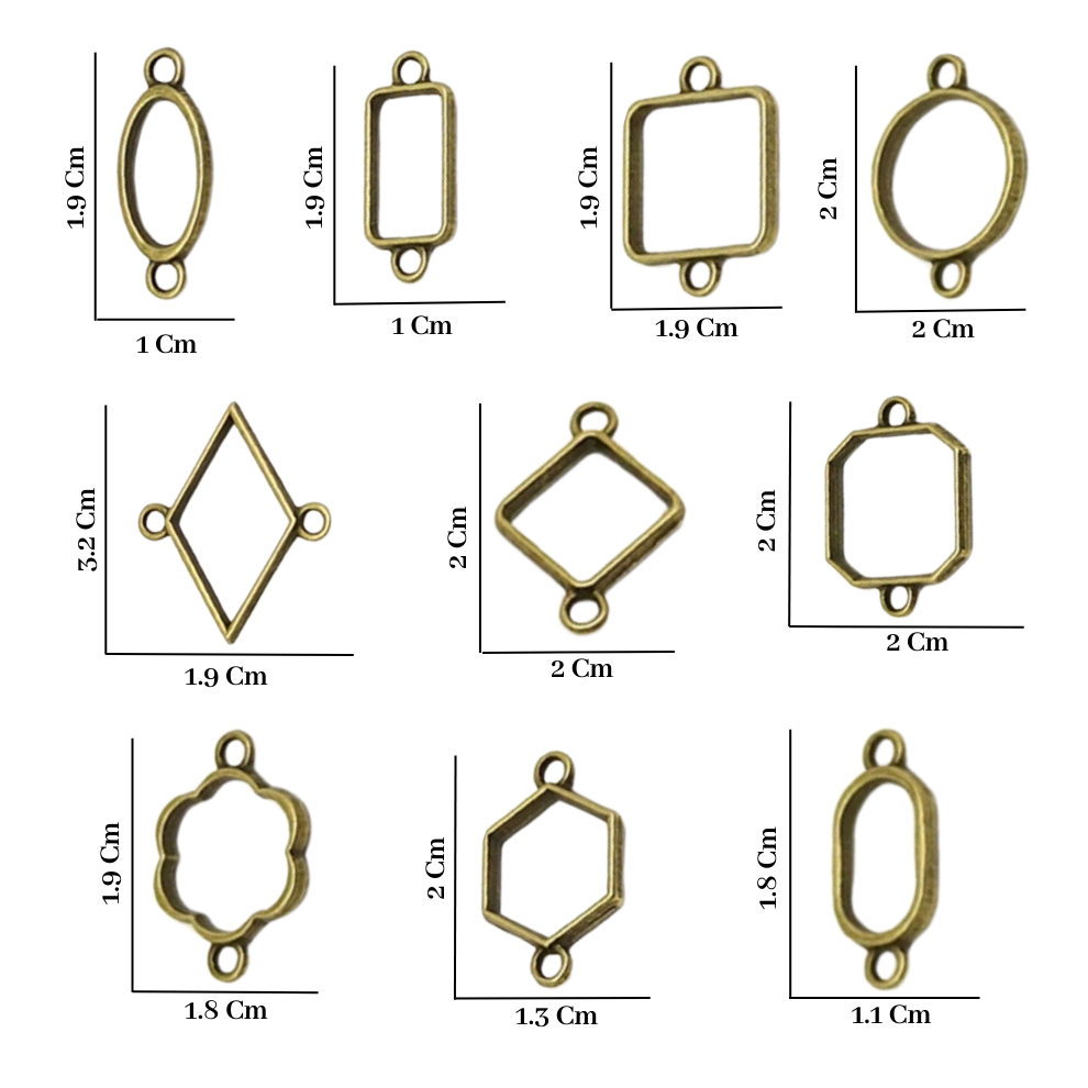 Rakhi Bezel (10 Pcs, Bronze)