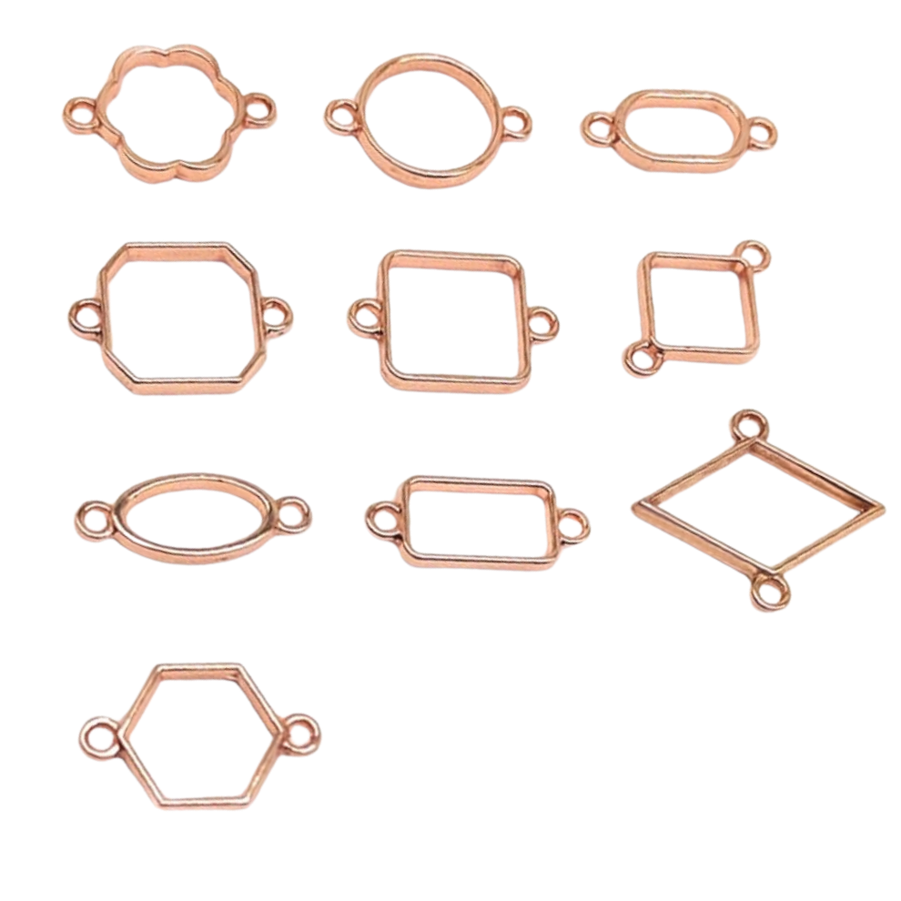 Rakhi Bezel (10 Pcs, Rose Gold)