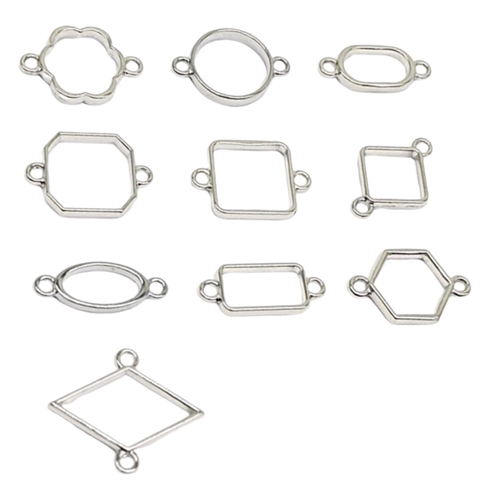 Rakhi Bezel (10 Pcs, Silver)