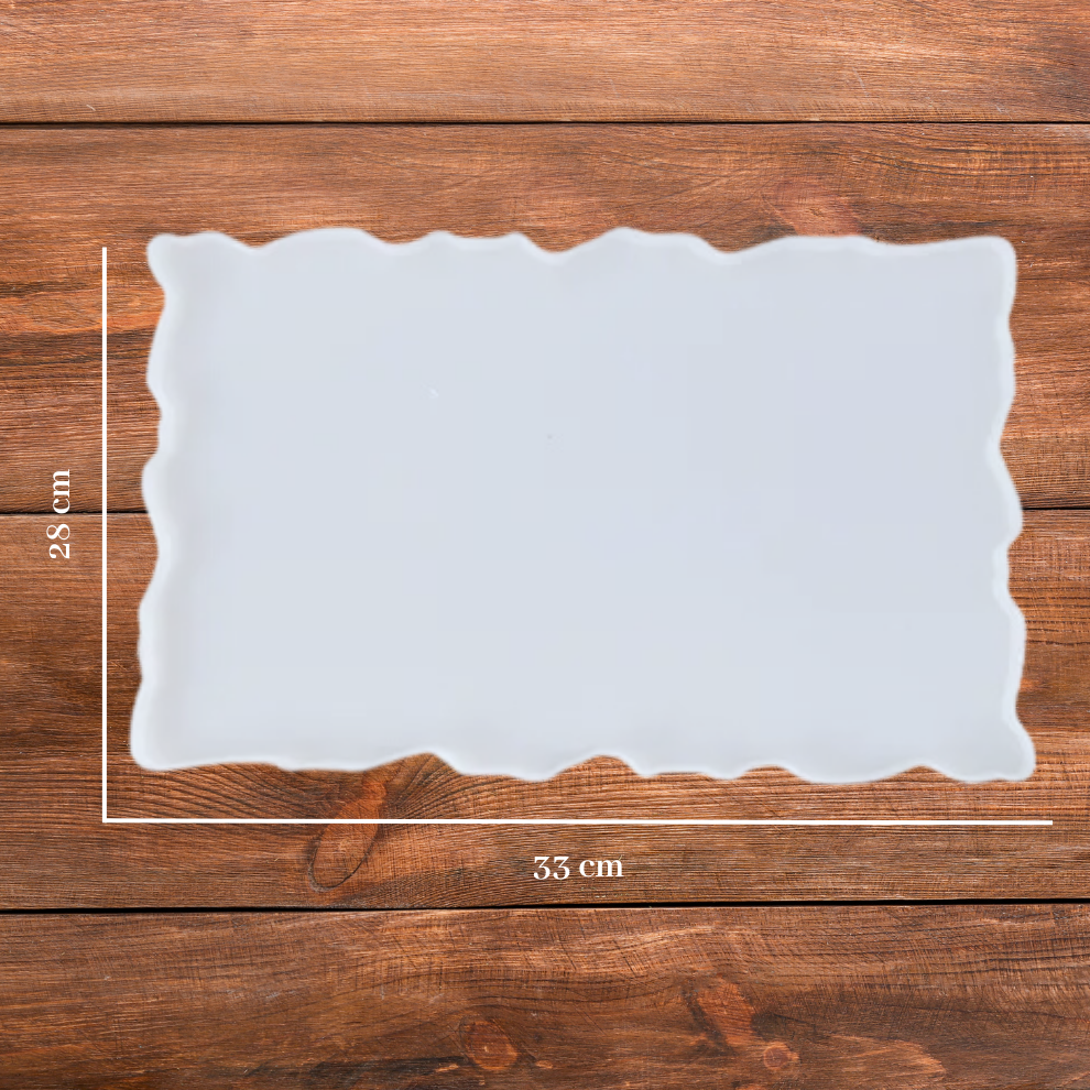 Rectangle Tray Mould 13x12 inch DIY Handmade Plate