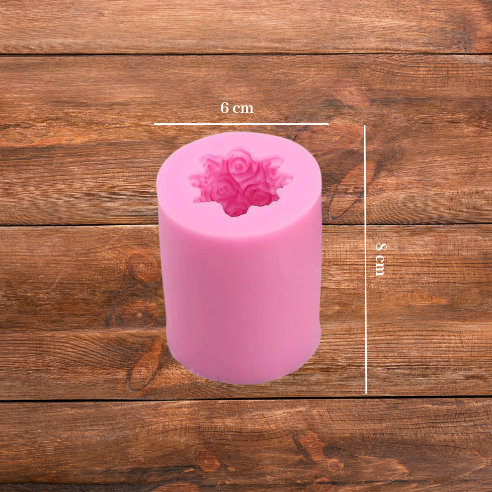 Silicone Candle Mould - Rose Candle